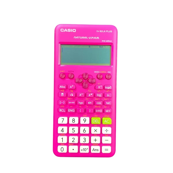 Calculadora científica Casio con tapa - Edición Rosa