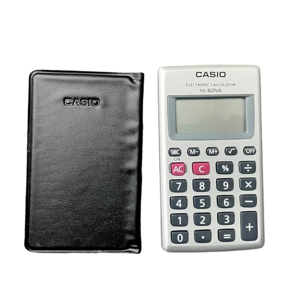 Calculadora de 8 digitos+ estuche Casio