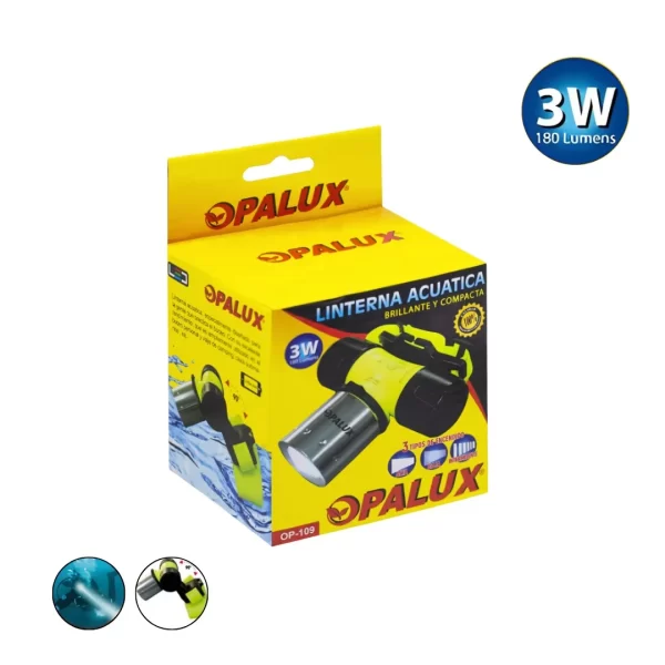 Linterna Frontal Acuatica Opalux 3w 180 Lumens - Imagen 5