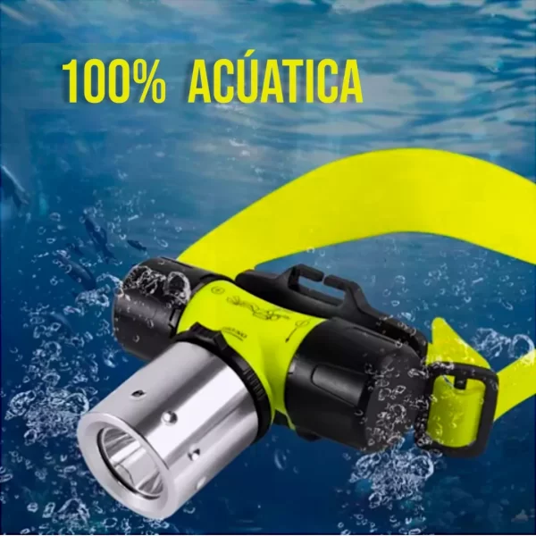 Linterna Frontal Acuatica Opalux 3w 180 Lumens - Imagen 2