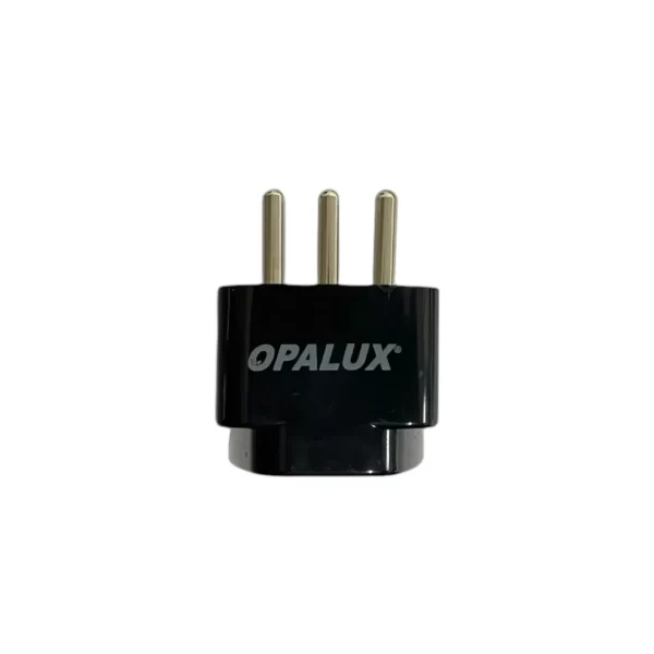 Adaptador multiple color negro Opalux