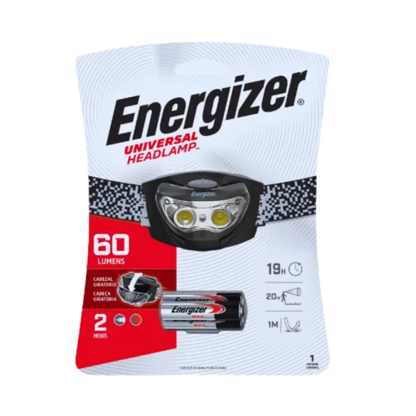 Linterna Frontal Energizer 60 lumenes