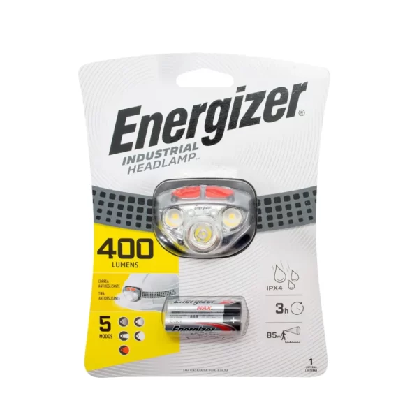 Linterna Frontal Energizer 400 lumenes