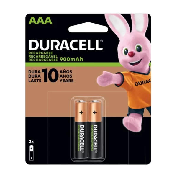 Pila recargable triple A Duracell