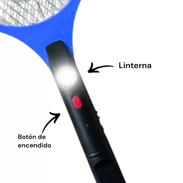 Matamosquito eléctrico con linterna - Imagen 5